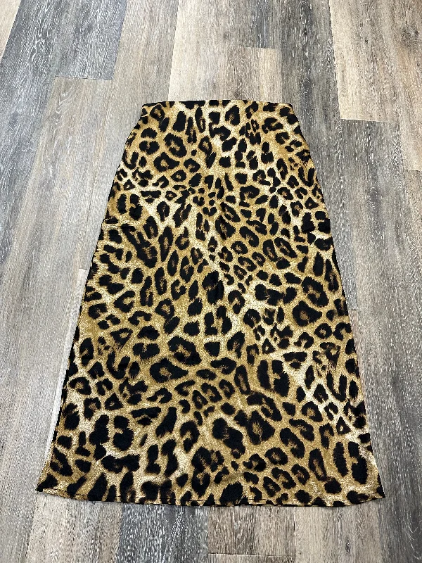 Skirt Maxi By KLD In Animal Print, Size: L