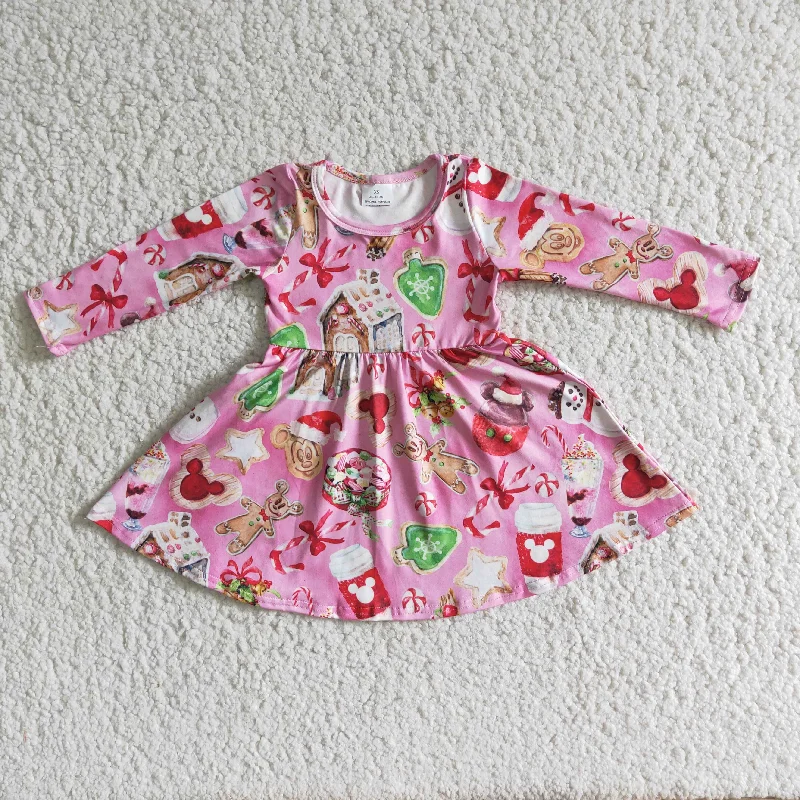 biscuits snack pink dress