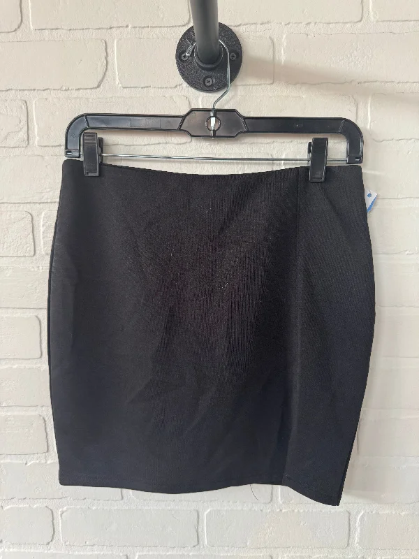 Skirt Mini & Short By Canton Walker In Black & Blue, Size: 8