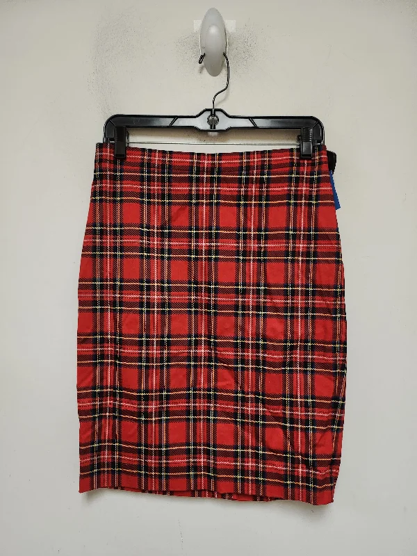 Skirt Mini & Short By J. Crew In Plaid Pattern, Size: 2