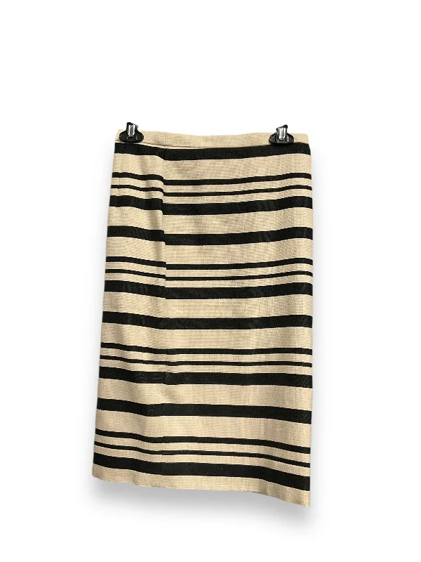 Skirt Midi By J. Crew In Striped Pattern, Size: Xxs