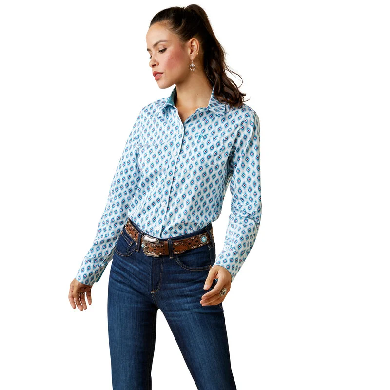 Ariat Women's Wrinkle Resist Kirby Stretch Shirt, Day Dreamer