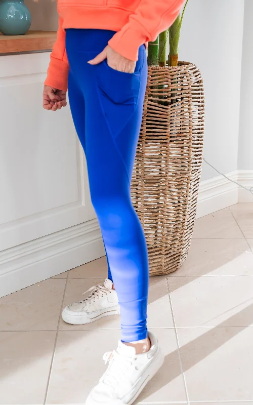 MONO B PETITE Tapered Band Essential Solid Leggings - Final Sale