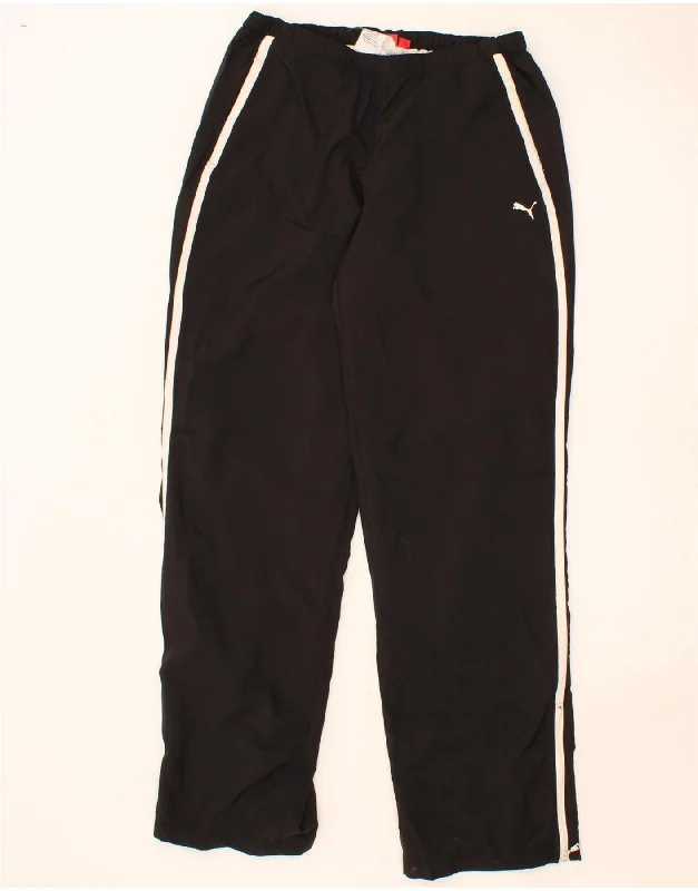 PUMA Womens Tracksuit Trousers UK 12 Medium Black Polyester