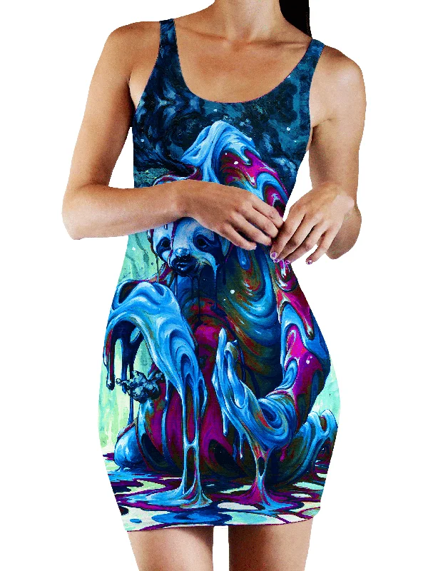 Toxic Sloth Bodycon Mini Dress