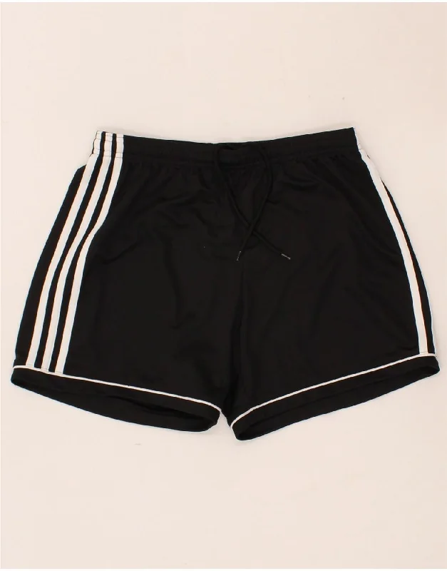 ADIDAS Womens Aeroready Sport Shorts UK 8/10 Small  Black Polyester