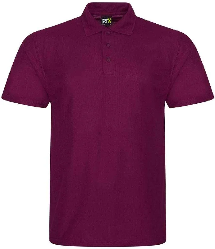 Pro RTX Pro Polyester Polo Shirt | Burgundy