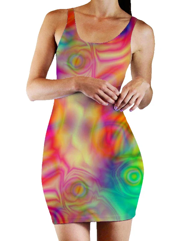 Psychedelic Dream Bodycon Mini Dress