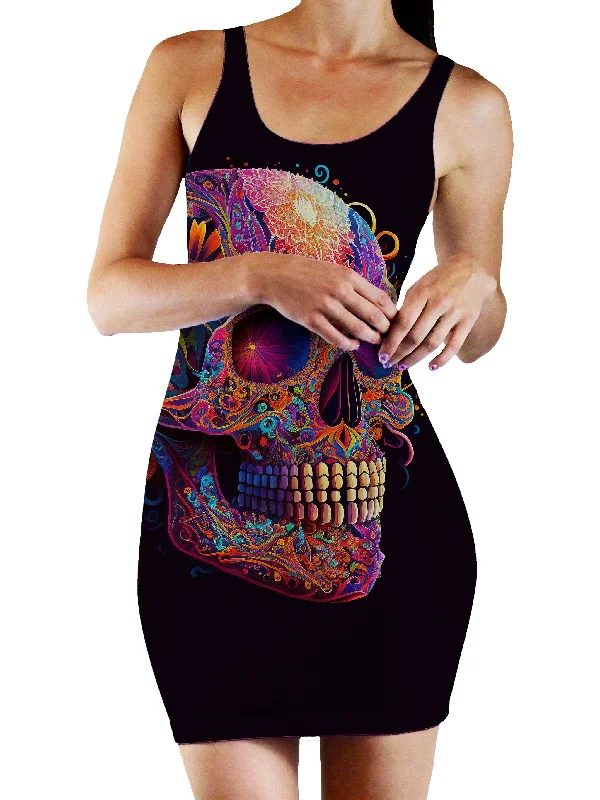 DOTD Skull Bodycon Mini Dress