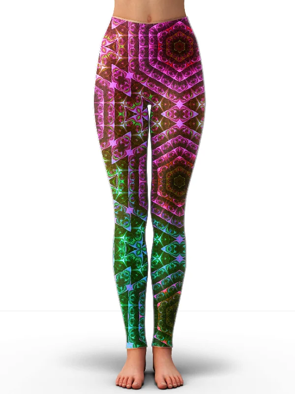 Cracked Mind Contrast Leggings