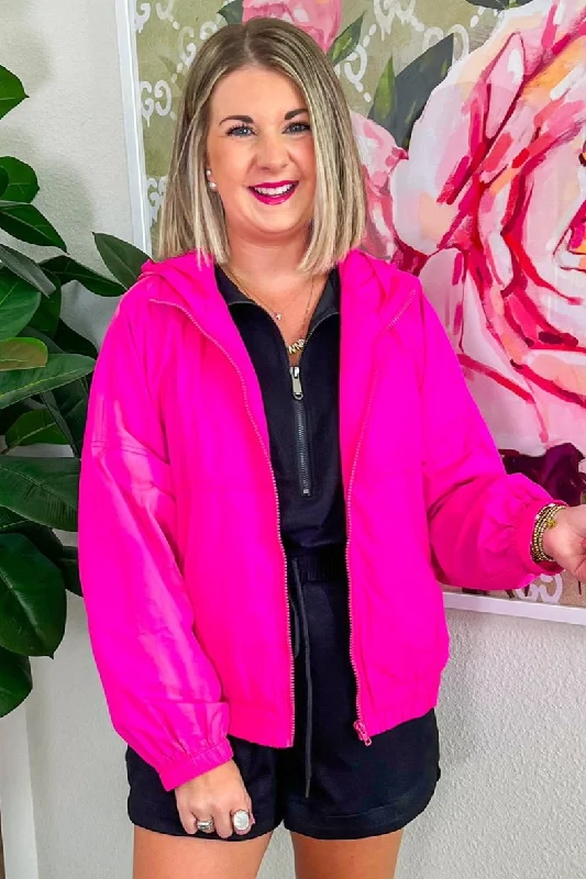 Flash of Light Jacket - Neon Pink