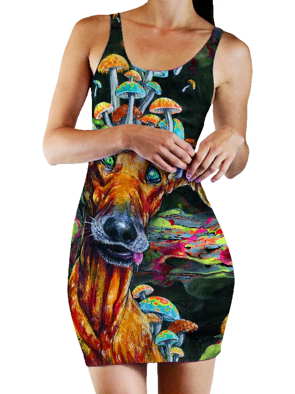 Mush Puppy Bodycon Mini Dress