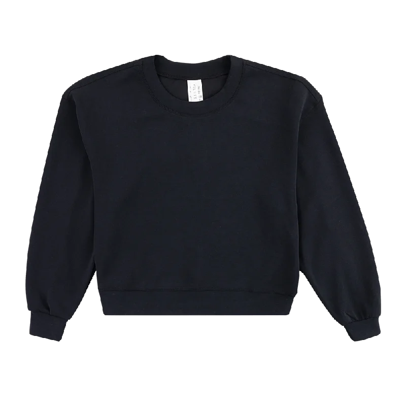 Black Soft Scuba Sweatshirt