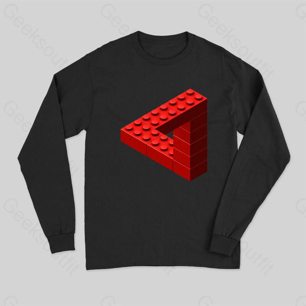 Escher Toy Bricks Long Sleeve T-Shirt