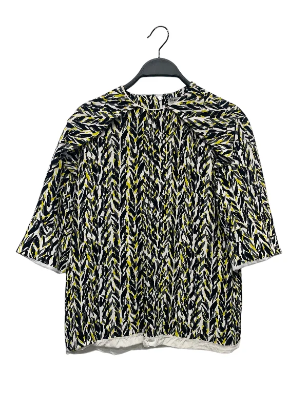 BALENCIAGA/SS Blouse/36/All Over Print/Acrylic/YEL/