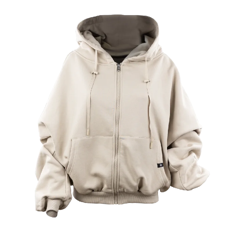 POPFLEX Seashell Zip Cloud Hoodie