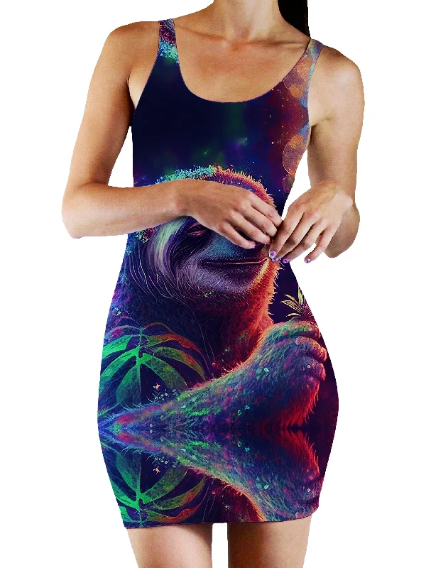 Chill Sloth Bodycon Mini Dress