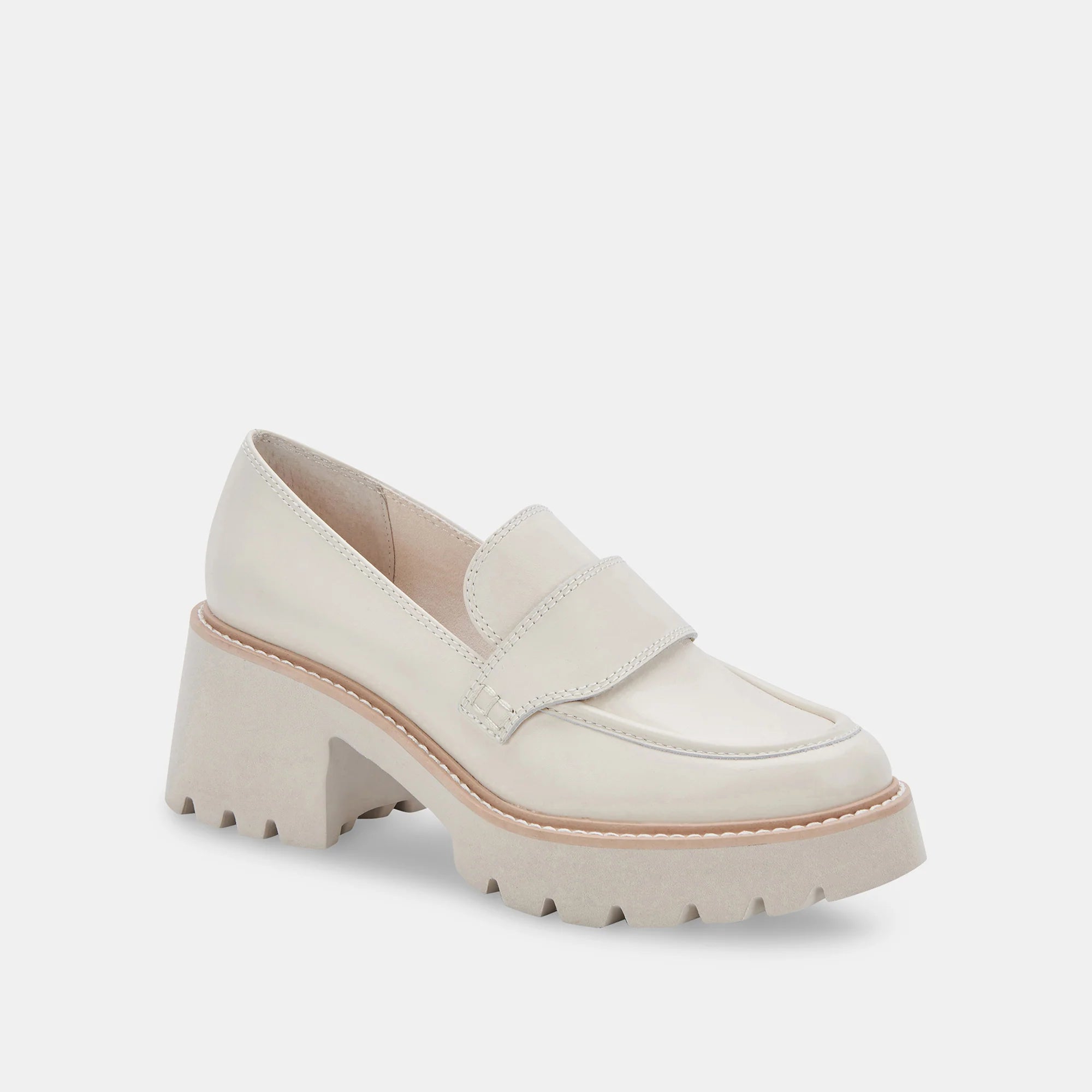 The Halona Loafer by Dolce Vita - Ivory Leather