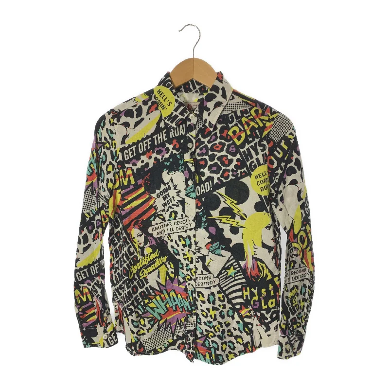 HYSTERIC GLAMOUR/LS Shirt/FREE/MLT/Cotton/All Over Print/0151AH05