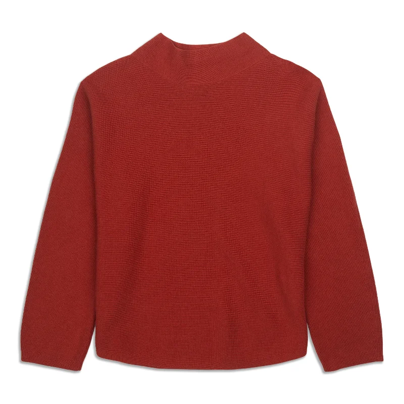 Boxy Cotton-Blend Sweater