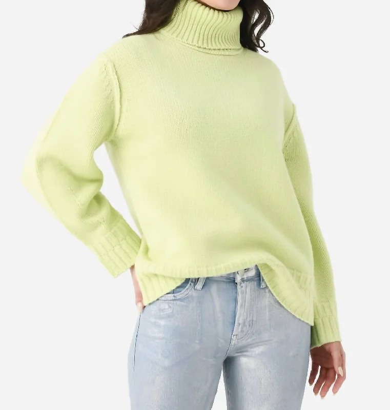 Leylani Turtleneck Sweater In Luminary