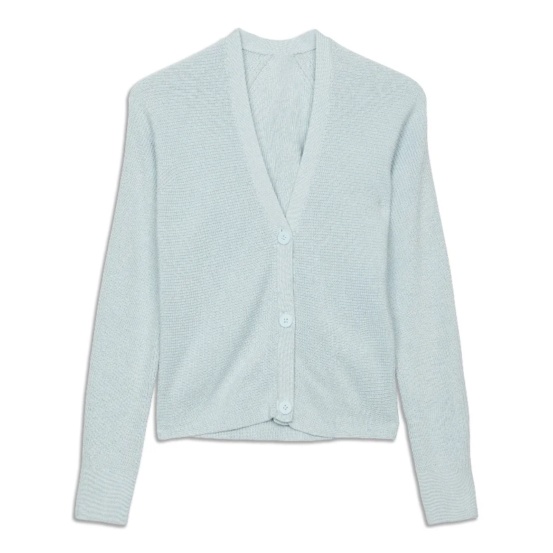 Merino Wool-Blend Cardigan - Resale