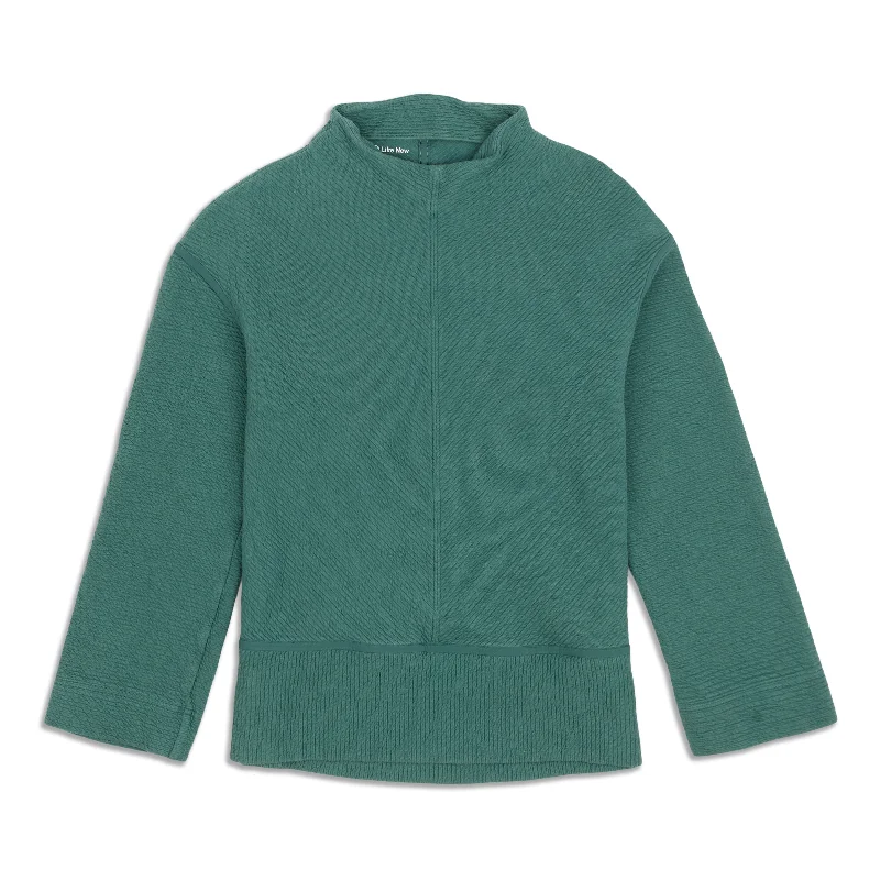 On Repeat Mock Neck Sweater - Resale