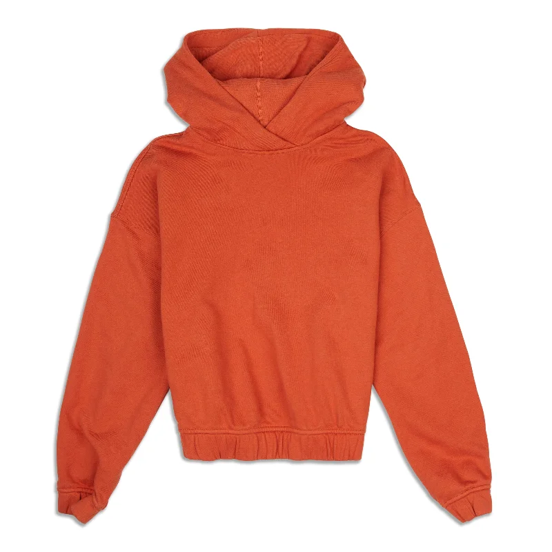 Relaxed Cropped Hoodie