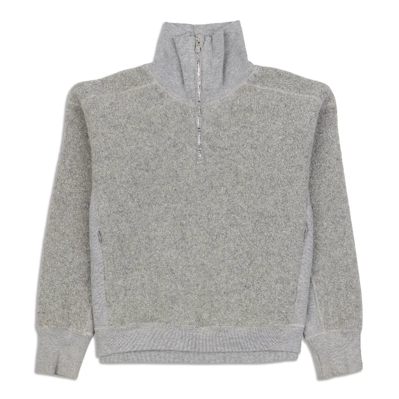 Stand Out Sherpa Half Zip - Resale